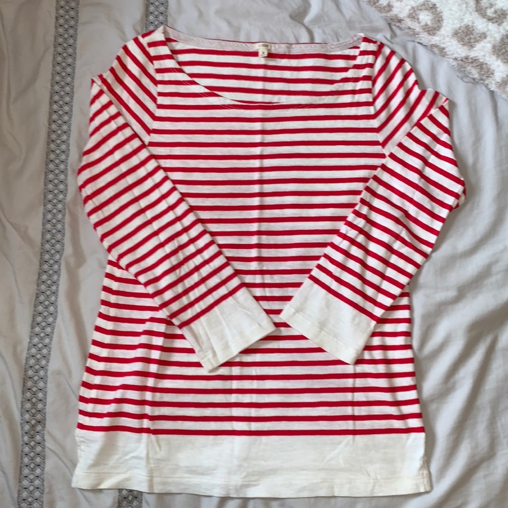 J.Crew Sailor Boatneck Top